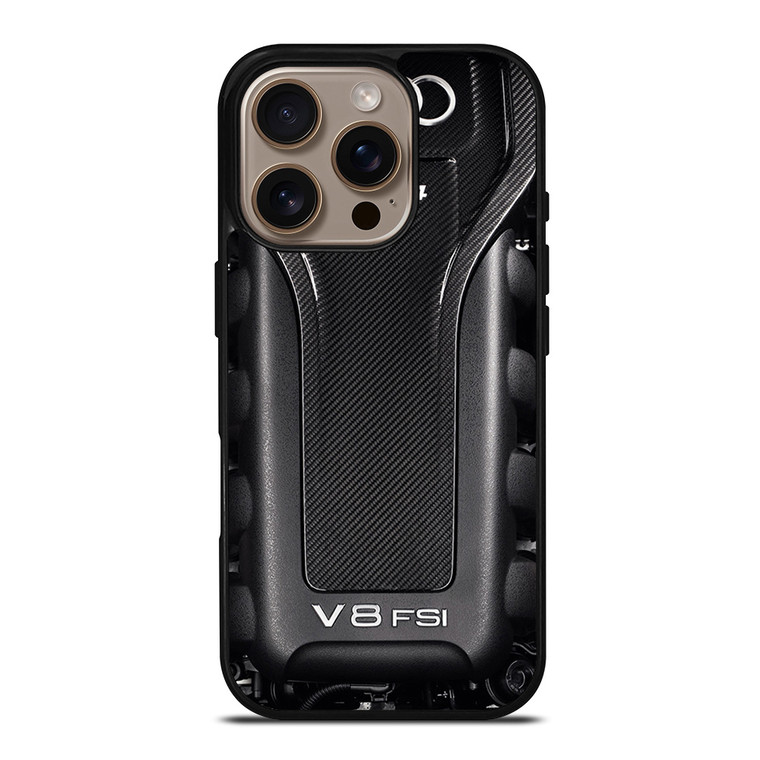 AUDI V8 FSI ENGINE CAR iPhone 16 Pro Case Cover