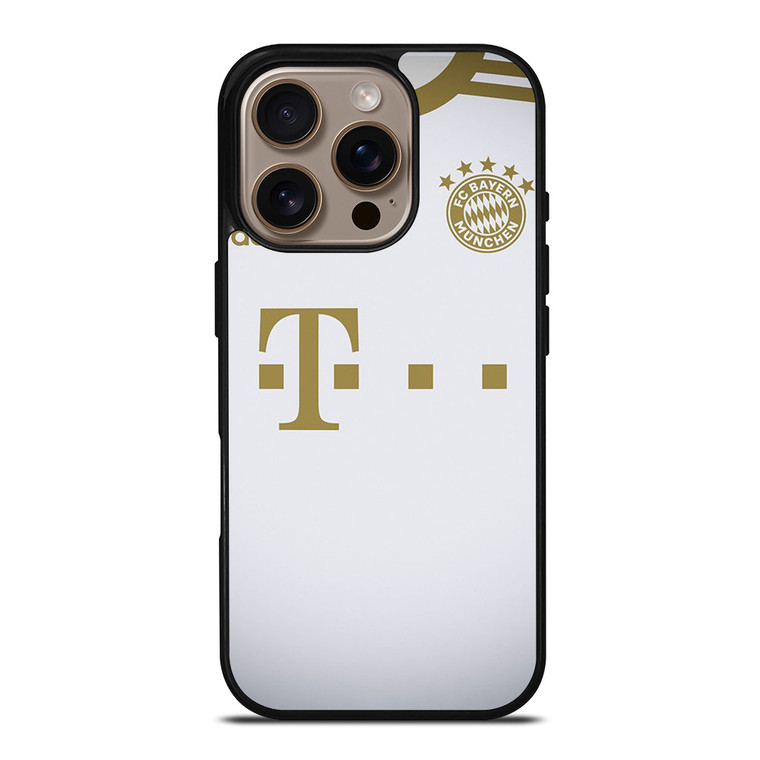 BAYERN MUNCHEN LOGO AWAY JERSEY FOOTBALL iPhone 16 Pro Case Cover BAYERN MUNCHEN LOGO AWAY JERSEY FOOTBALL iPhone 16 Pro Case Cover