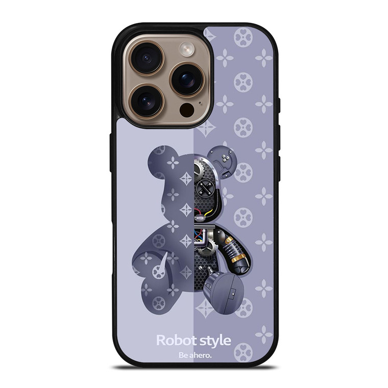 BEARBRICK ROBOT STYLE COOL BEAR iPhone 16 Pro Case Cover