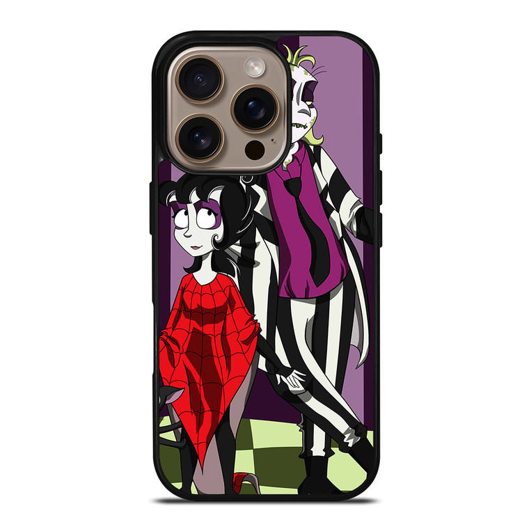 BEETLEJUICE TIM BURTON CARTOON iPhone 16 Pro Case Cover