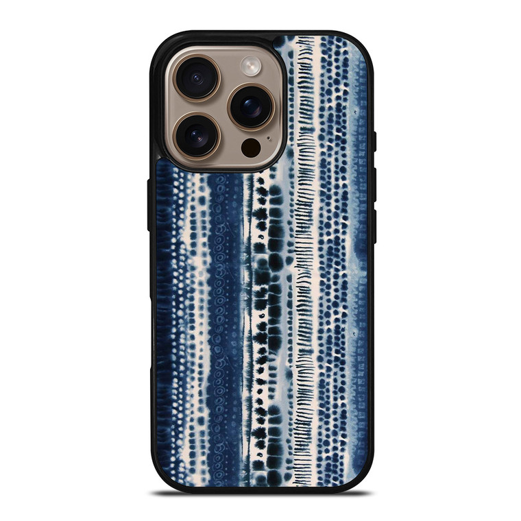 BLUE STRETCHED CHIFFON FABRIC iPhone 16 Pro Case Cover