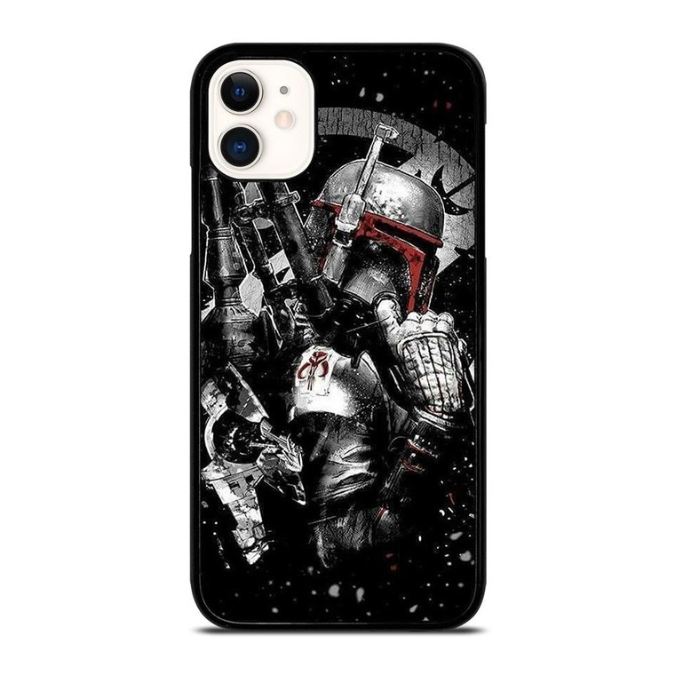 STAR WARS BOBA FETT ART iPhone 11 Case Cover