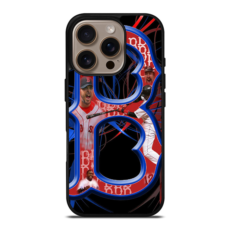 BOSTON RED SOX LOGO ART iPhone 16 Pro Case Cover