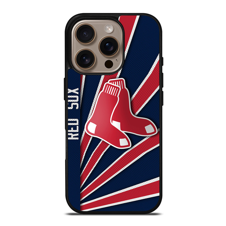BOSTON RED SOX MLB ICON iPhone 16 Pro Case Cover