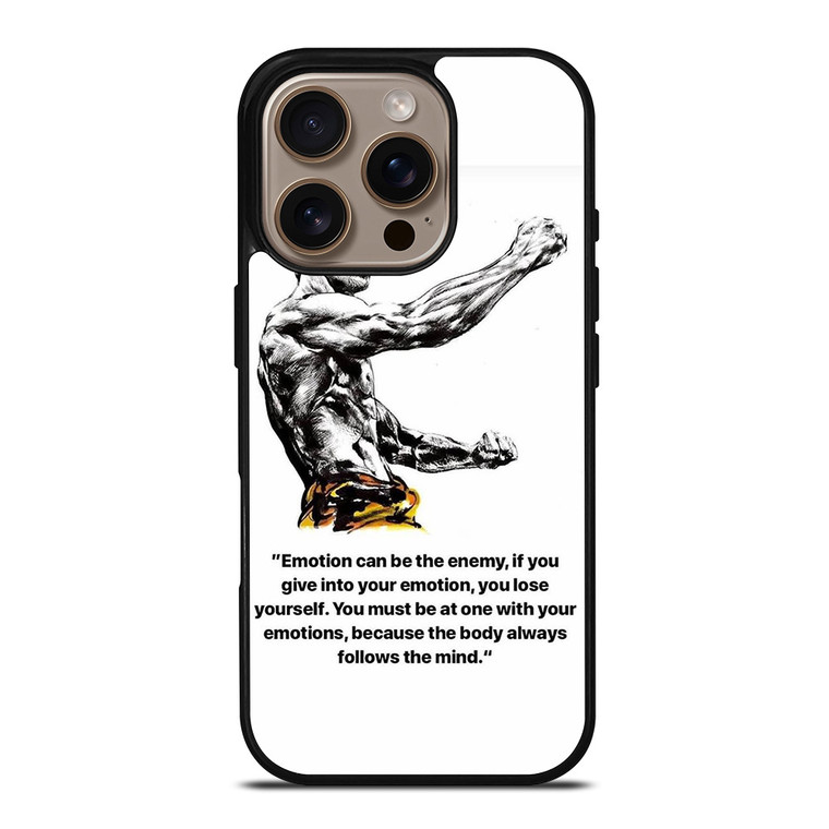 BRUCE LEE QUOTE iPhone 16 Pro Case Cover