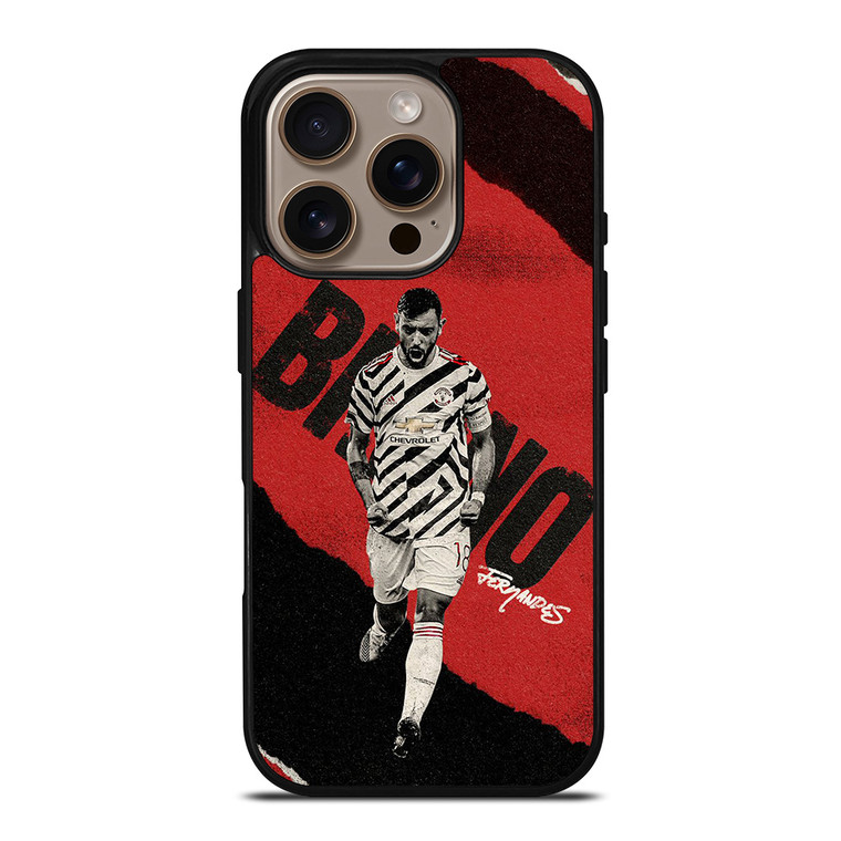 BRUNO FERNANDES MANCHESTER UNITED 3RD KIT iPhone 16 Pro Case Cover