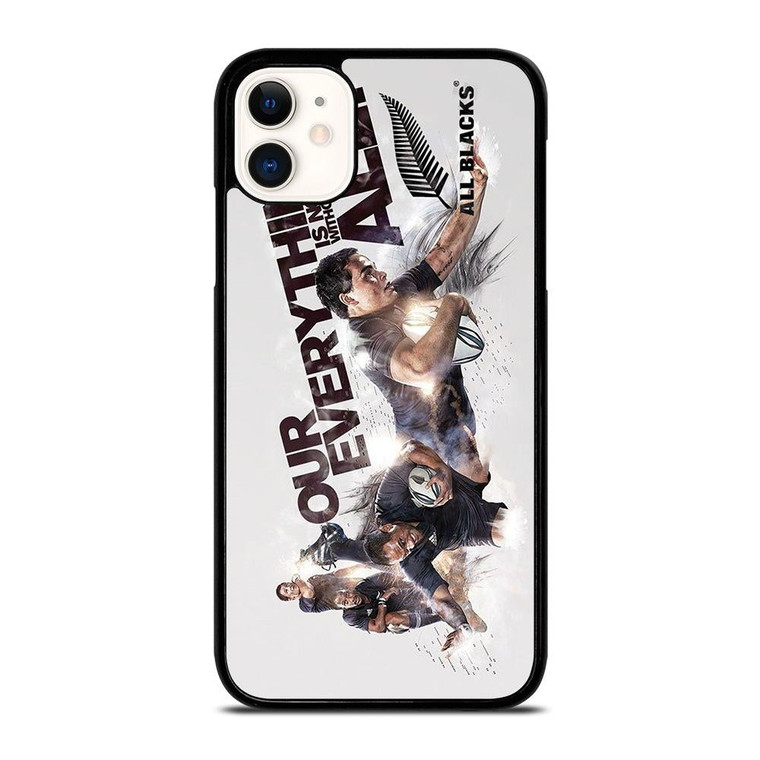 ALL BLACKS NEW ZEALAND RUGBY TEAM iPhone 11 Case Cover