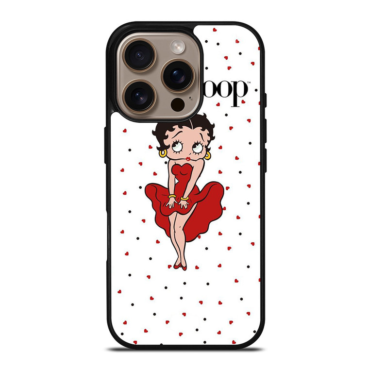CARTOON BETTY BOOP LOVE iPhone 16 Pro Case Cover