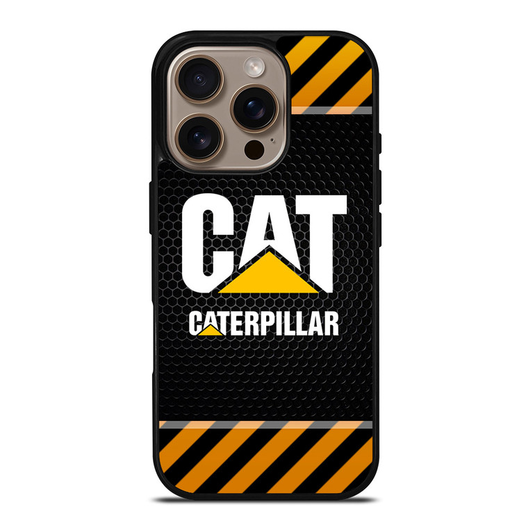 CAT CATERPILLAR METAL SYMBOL iPhone 16 Pro Case Cover