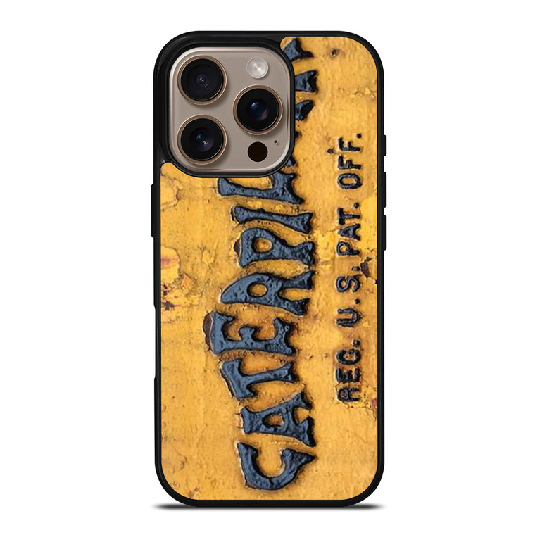 CATERPILLAR TRACTOR LOGO RUSTY EMBLEM iPhone 16 Pro Case Cover CATERPILLAR TRACTOR LOGO RUSTY EMBLEM iPhone 16 Pro Case Cover