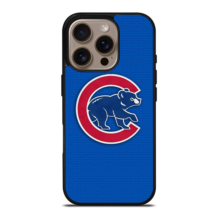 CHICAGO CUBS BASEBALL TEAM ICON LOGO iPhone 16 Pro Case Cover