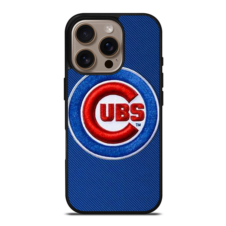 CHICAGO CUBS EMBOIRED LOGO iPhone 16 Pro Case Cover