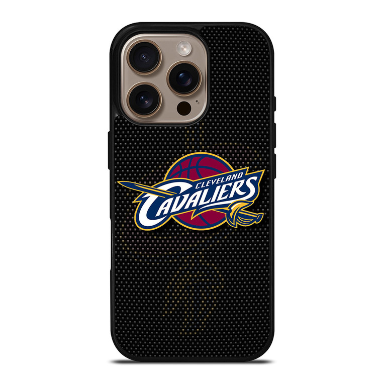 CLEVELAND CAVALIERS CARBON LOGO iPhone 16 Pro Case Cover CLEVELAND CAVALIERS CARBON LOGO iPhone 16 Pro Case Cover