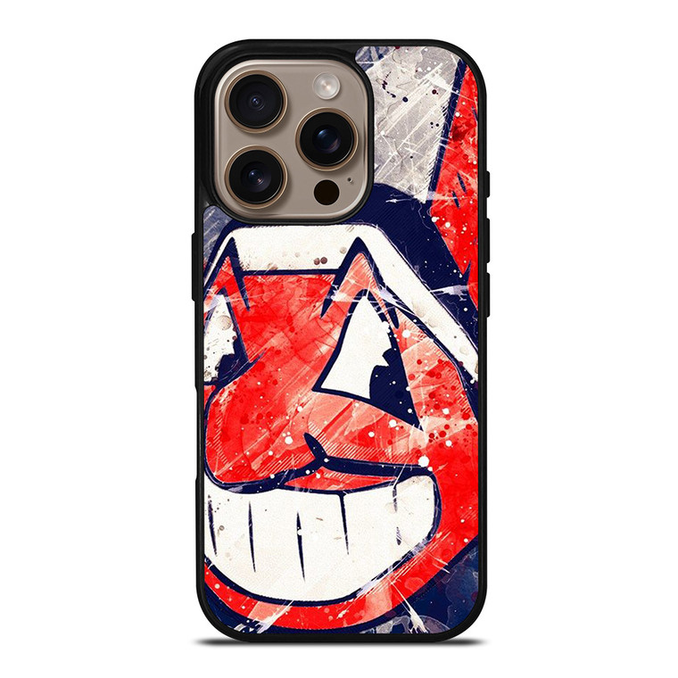 CLEVELAND INDIANS LOGO BASEBALL TEAM MLB ICON iPhone 16 Pro Case Cover