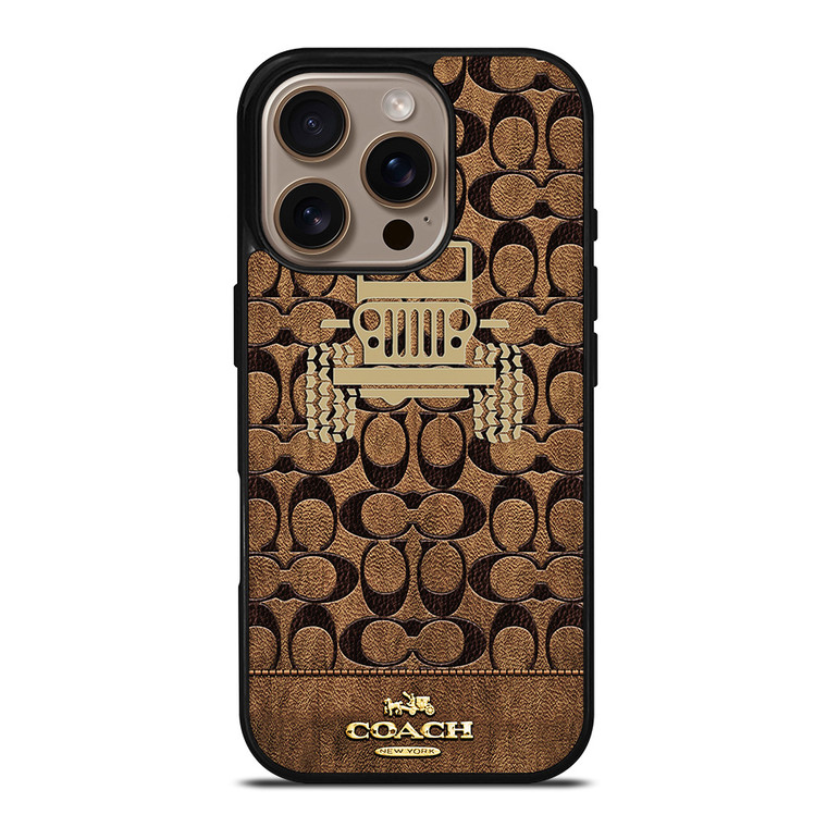 COACH NEW YORK JEEP 2 iPhone 16 Pro Case Cover
