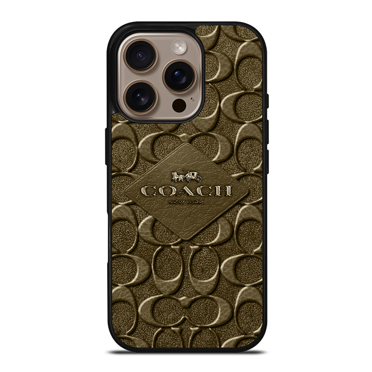 COACH NEW YORK LOGO iPhone 16 Pro Case Cover