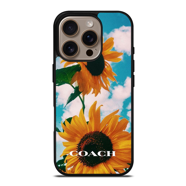 COACH SUNFLOWER iPhone 16 Pro Case Cover
