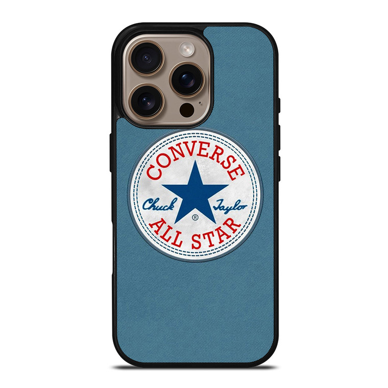 CONVERSE SNEAKERS LOGO BLUE iPhone 16 Pro Case Cover