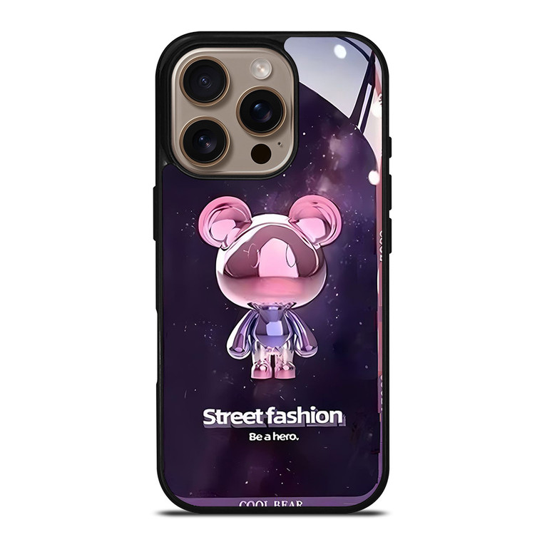 COOL BEAR BE A HERO STREET FASHION iPhone 16 Pro Case Cover