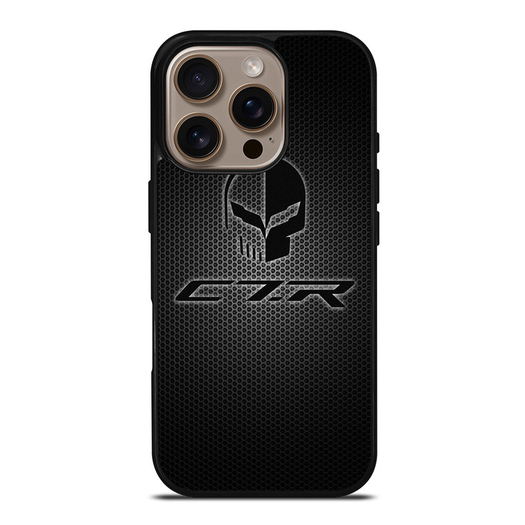 CORVETTE C7R LOGO CARBON iPhone 16 Pro Case Cover
