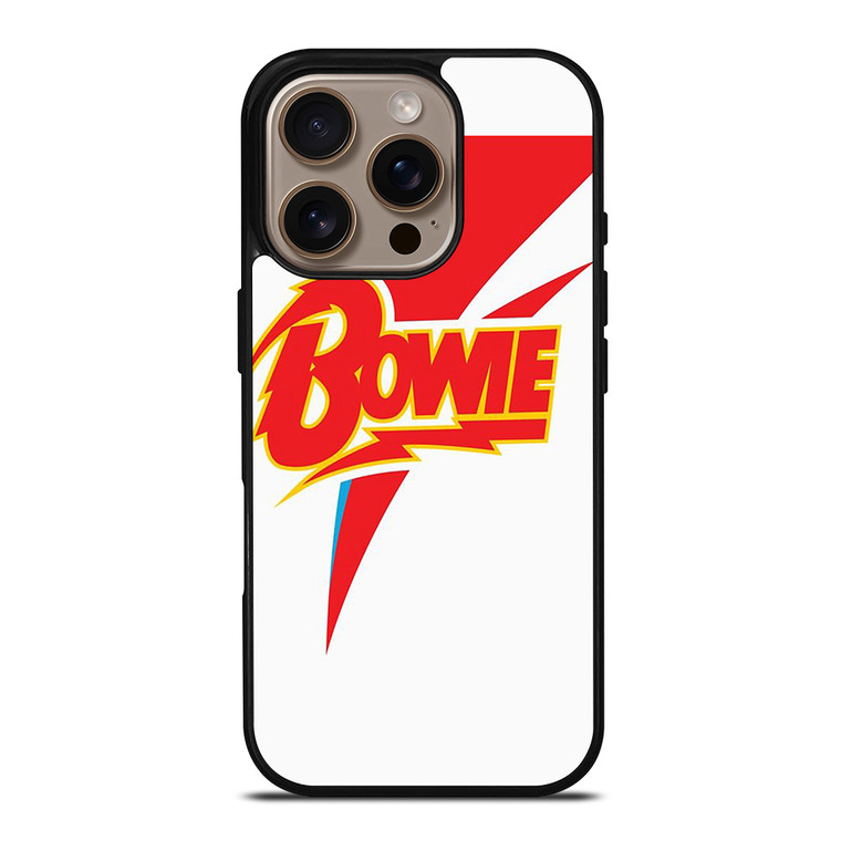 DAVID BOWIE LIGHTNING LOGO iPhone 16 Pro Case Cover