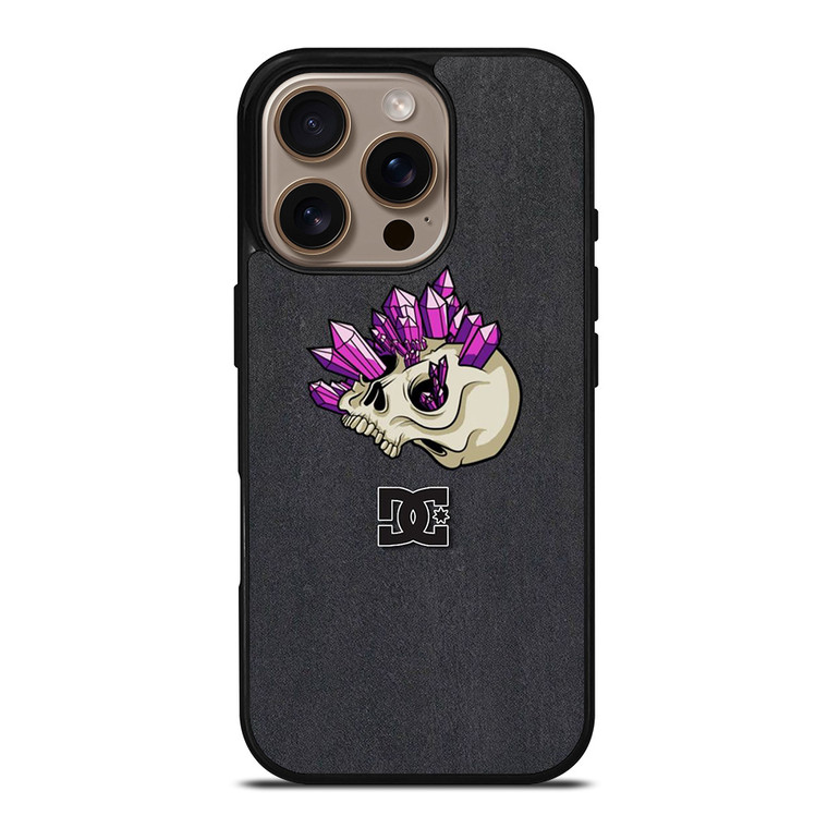 DC SHOES LOGO EMERALD SKULL iPhone 16 Pro Case Cover