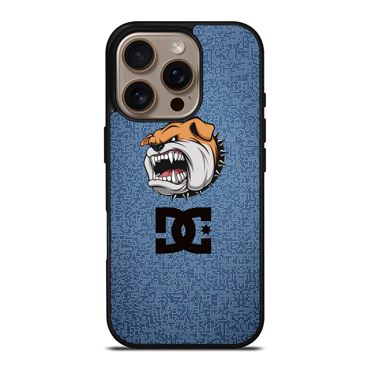 DC SKATE SHOES LOGO BULL DOG iPhone 16 Pro Case Cover