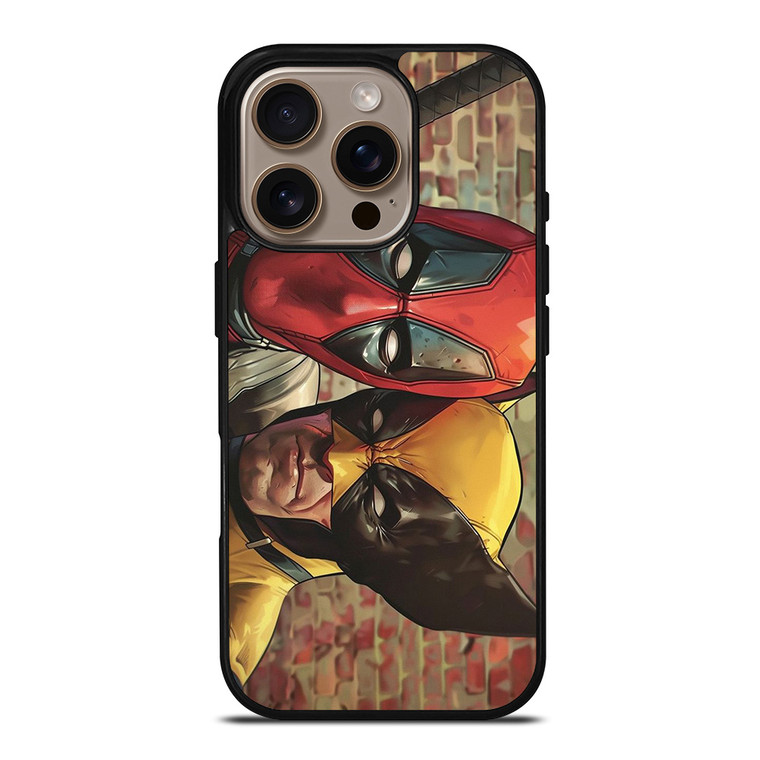 DEADPOOL X WOLVERINE MARVEL COMICS iPhone 16 Pro Case Cover