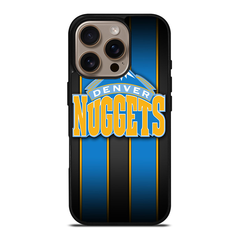 DENVER NUGGETS STRIPE LOGO iPhone 16 Pro Case Cover
