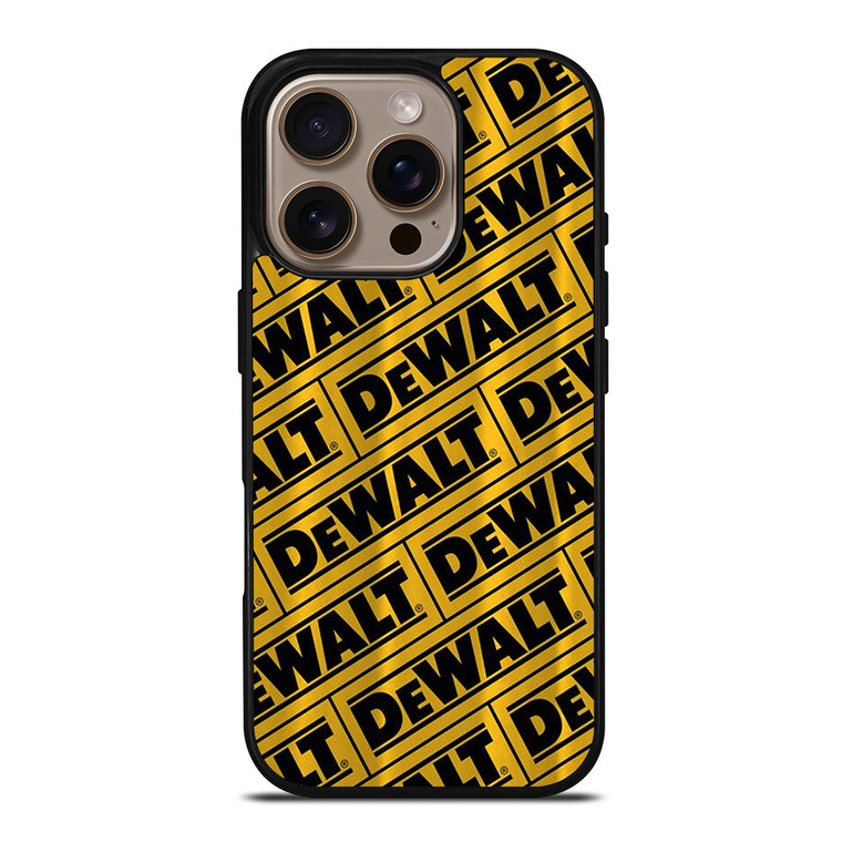 DEWALT TOOLS PATTERN iPhone 16 Pro Case Cover