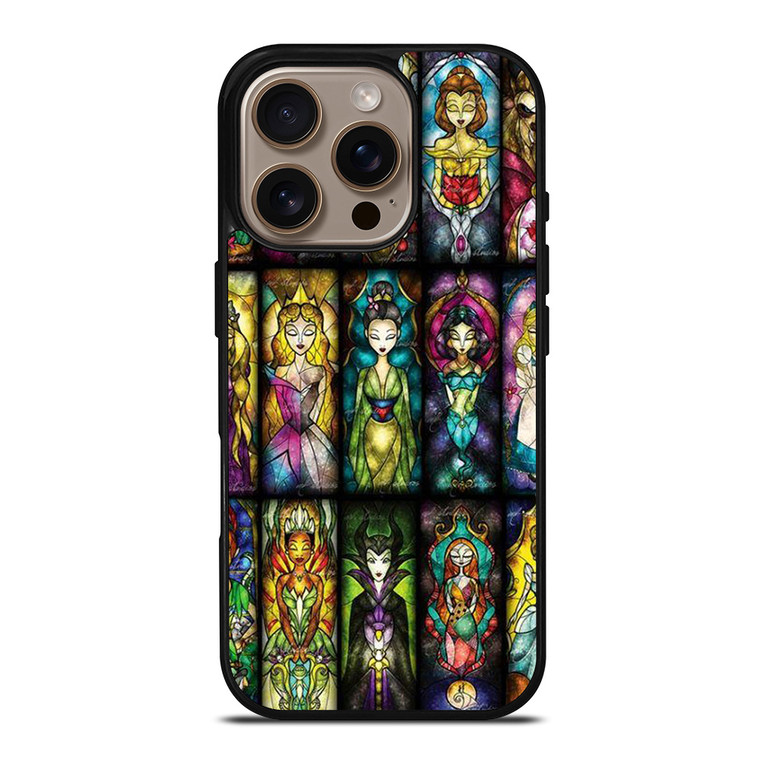DISNEY PRINCESS STAINED GLASS iPhone 16 Pro Case Cover