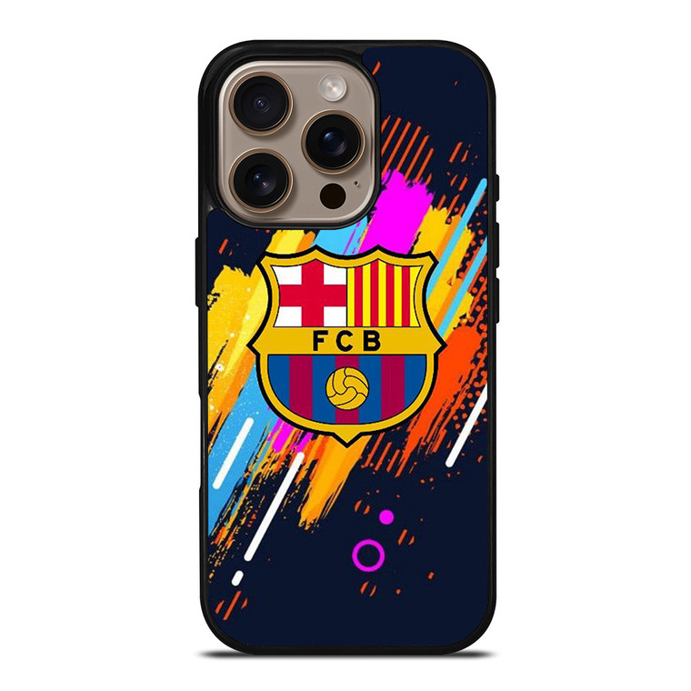 FC BARCELONA ART LOGO iPhone 16 Pro Case Cover