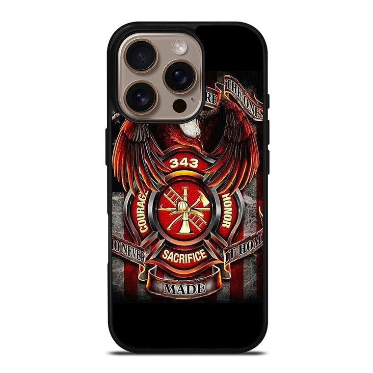 FIREFIGHTER FIREMAN HEROES iPhone 16 Pro Case Cover
