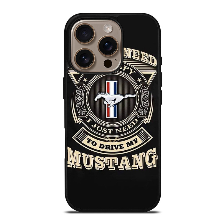 FORD LOGO DRIVE MY MUSTANG iPhone 16 Pro Case Cover