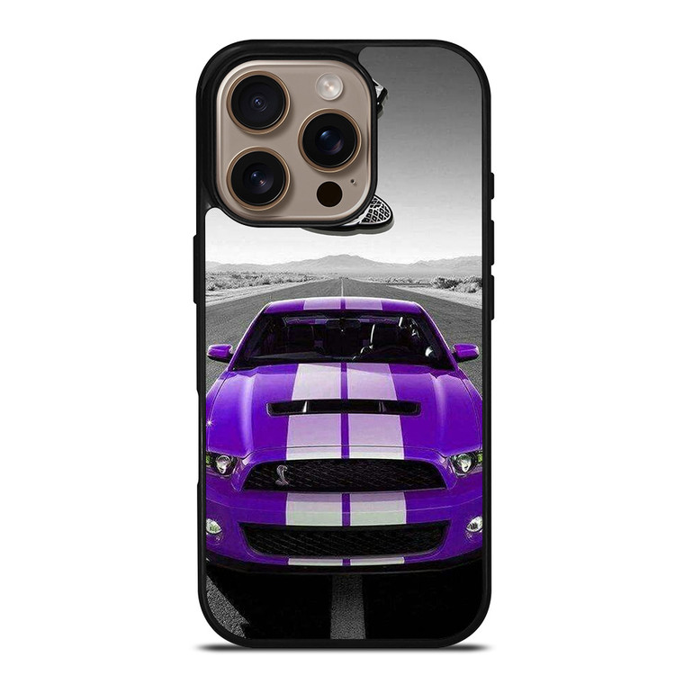 FORD MUSTANG SHELBY PURPLE iPhone 16 Pro Case Cover FORD MUSTANG SHELBY PURPLE iPhone 16 Pro Case Cover