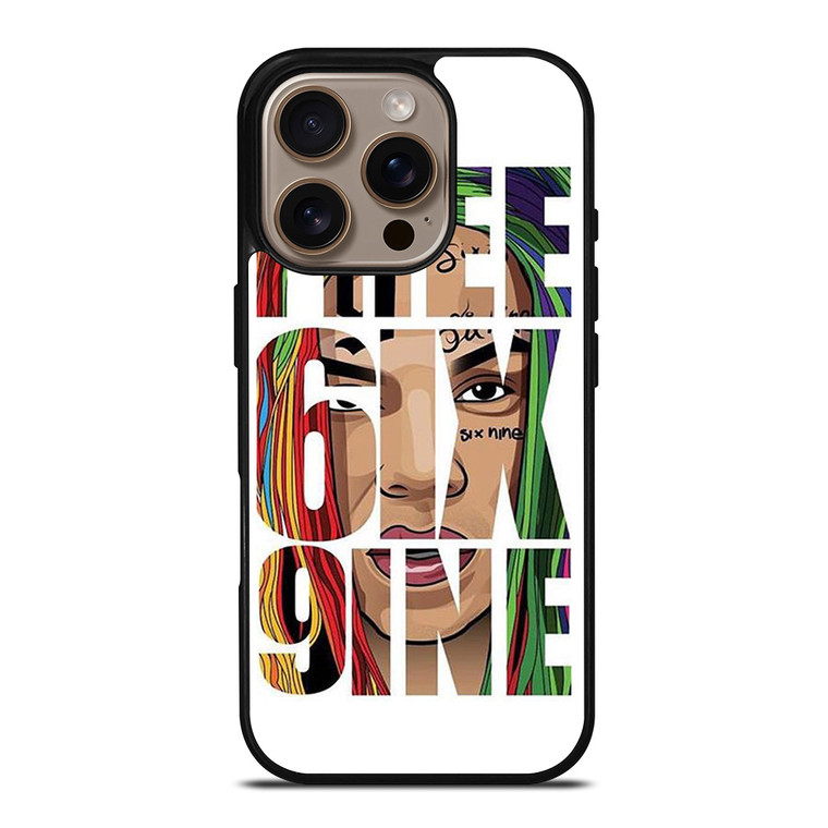 FREE 6IX9INE 69 SIXNINE CARTOON RAPPER iPhone 16 Pro Case Cover