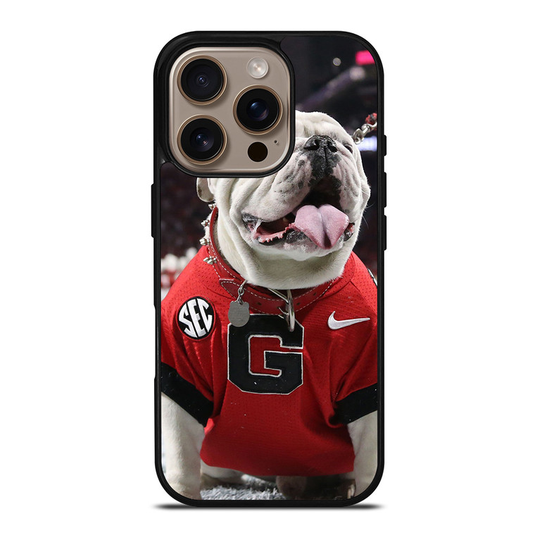 GEORGIA BULLDOGS NFL MASCOT iPhone 16 Pro Case Cover