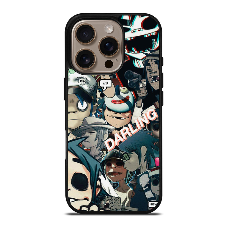 GORILLAZ 2D COLLAGE iPhone 16 Pro Case Cover