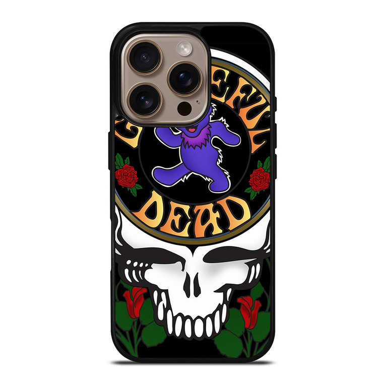 GRATEFUL DEAD FLORAL iPhone 16 Pro Case Cover