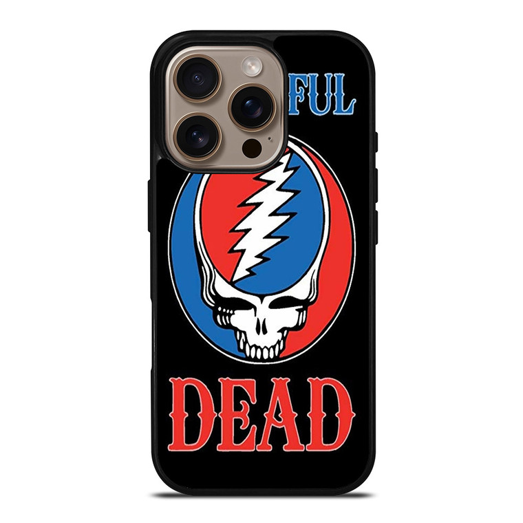 GRATEFUL DEAD LOGO BADGE iPhone 16 Pro Case Cover