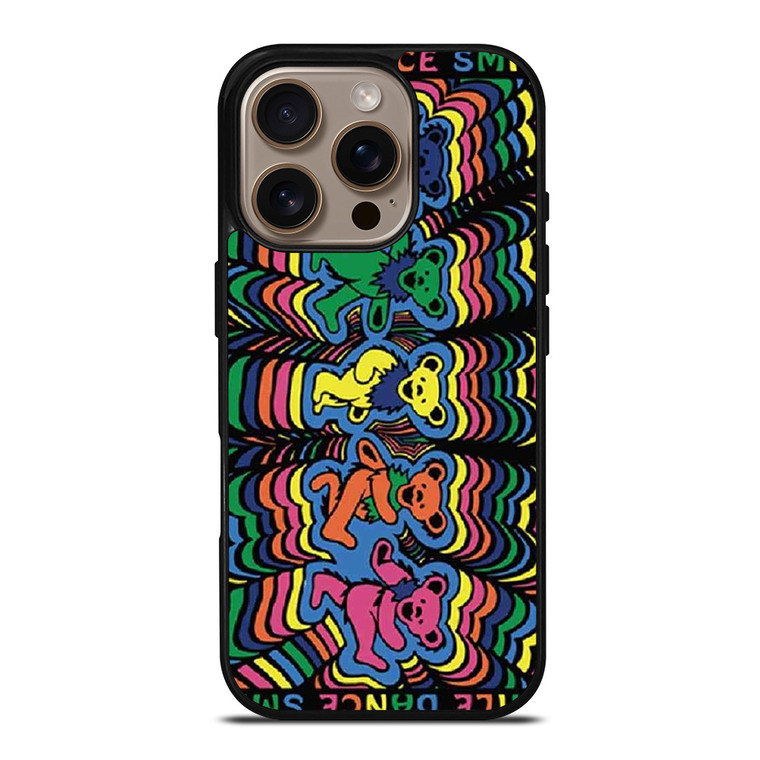 GRATEFUL DEAD SMILE DANCING BEARS iPhone 16 Pro Case Cover
