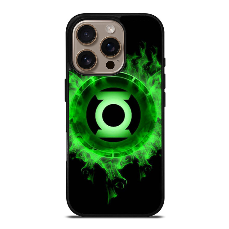 GREEN LANTERN SUPER HERO LOGO iPhone 16 Pro Case Cover