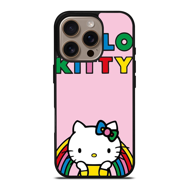 HELLO KITTY RAINBOW iPhone 16 Pro Case Cover