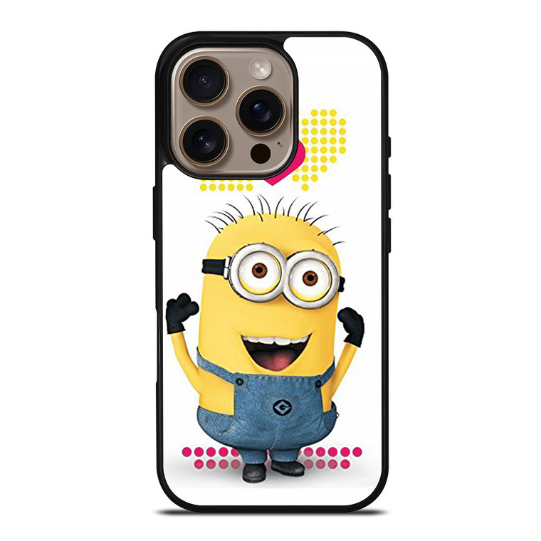 I LOVE MINION iPhone 16 Pro Case Cover