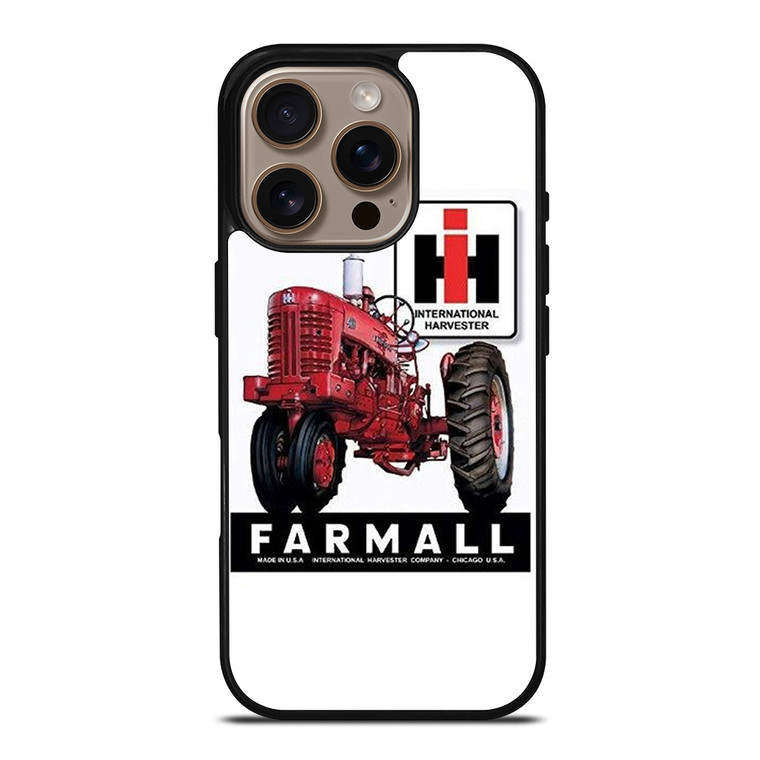 IH INTERNATIONAL HARVESTER FARMALL TRACTOR RETRO iPhone 16 Pro Case Cover