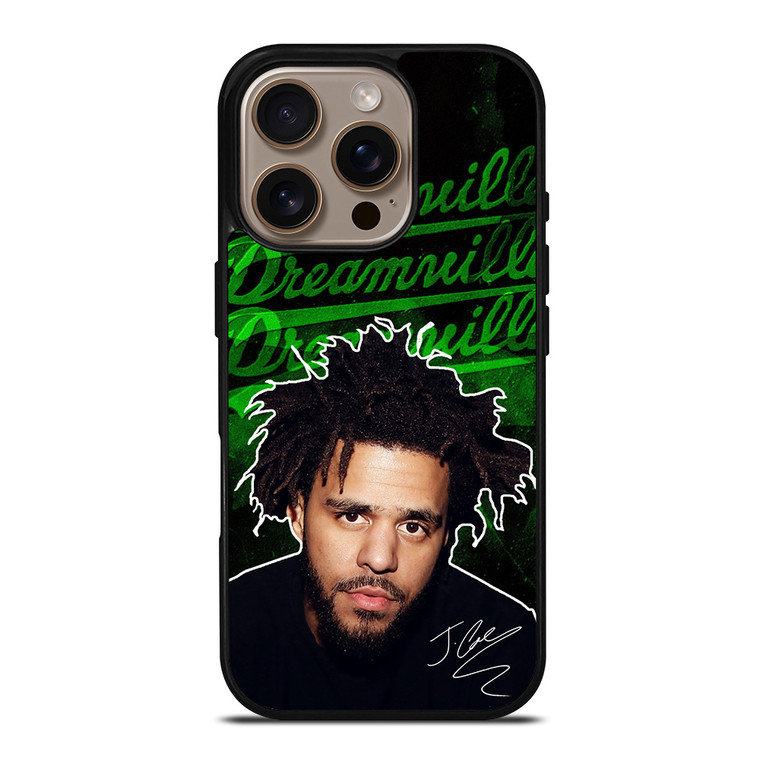 J COLE DREAMVILLE GREEN iPhone 16 Pro Case Cover