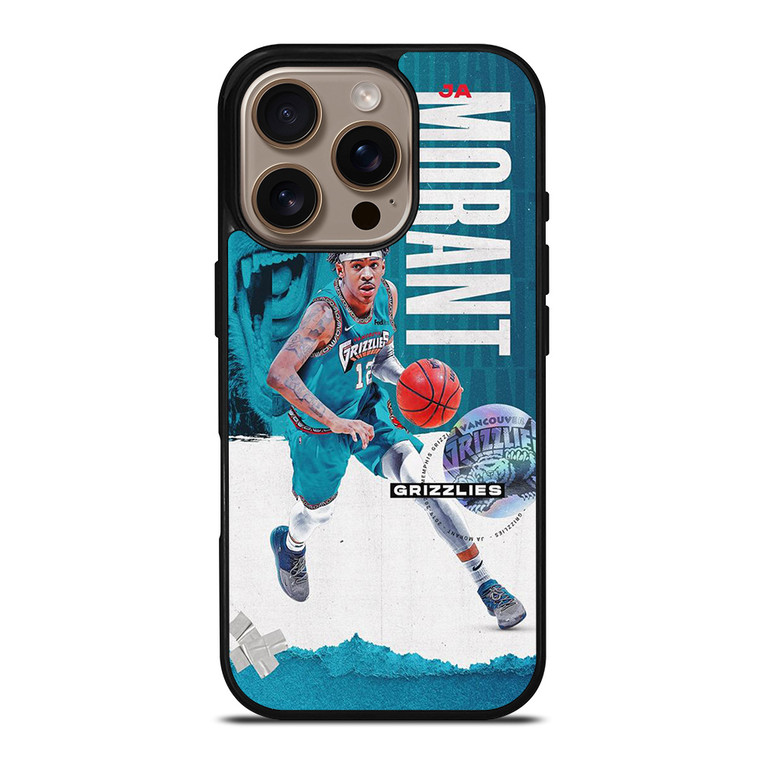 JA MORANT MEMPHIS GRIZZLIES NBA 2 iPhone 16 Pro Case Cover