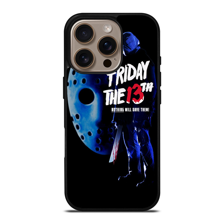 JASON FRIDAY THE 13TH POSTER iPhone 16 Pro Case Cover