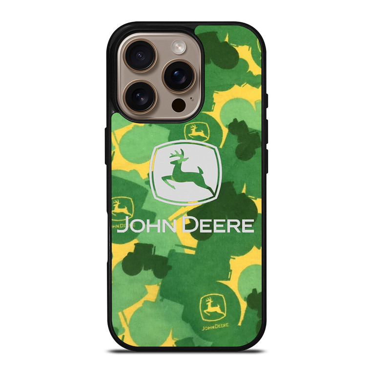 JOHN DEERE CAMO PATTERN iPhone 16 Pro Case Cover