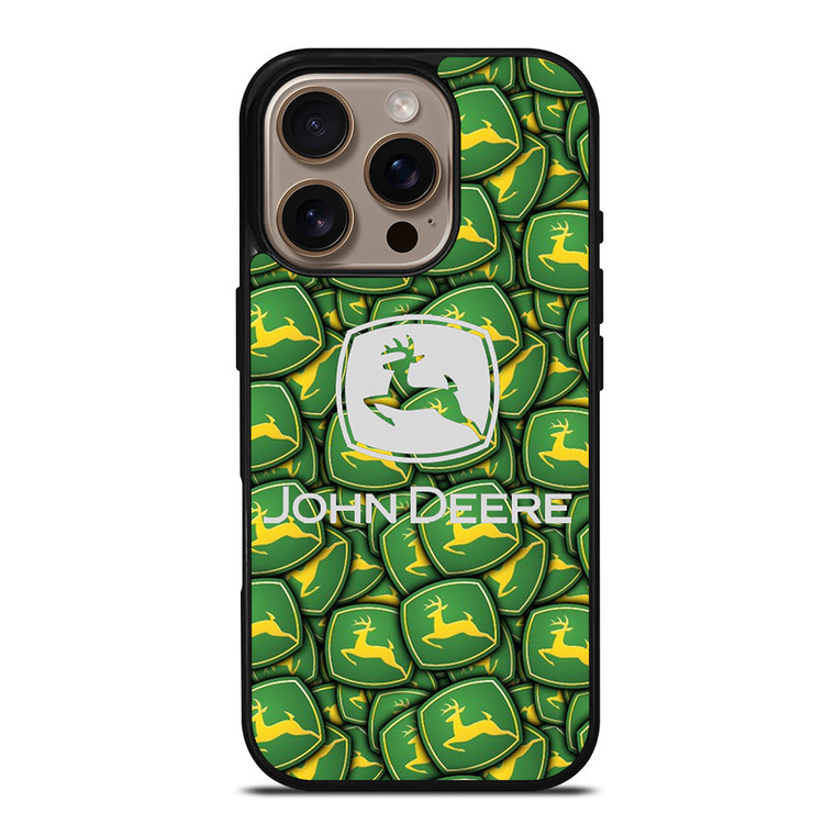 JOHN DEERE LOGO PATTERN 2 iPhone 16 Pro Case Cover